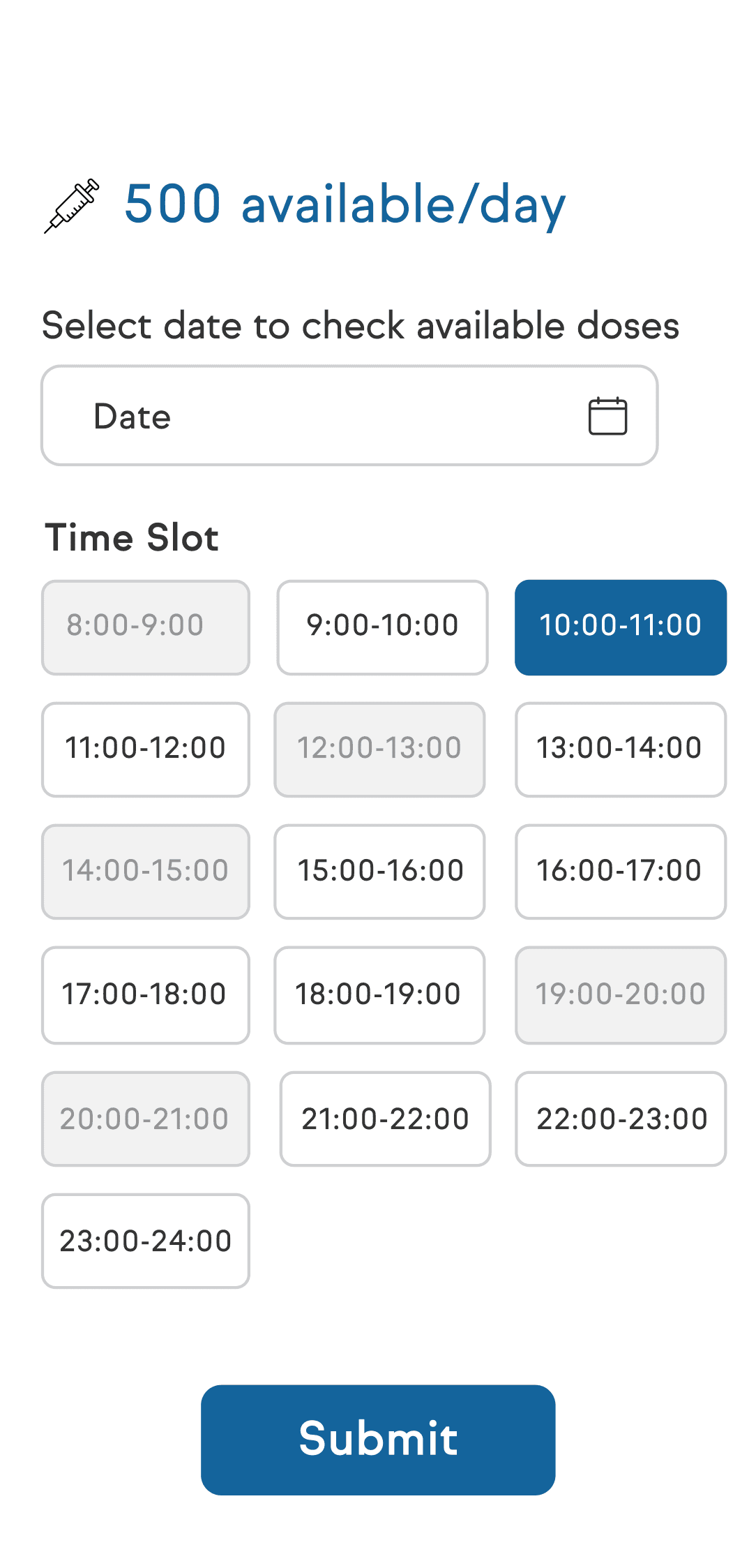 Appointment & Dose Tracking